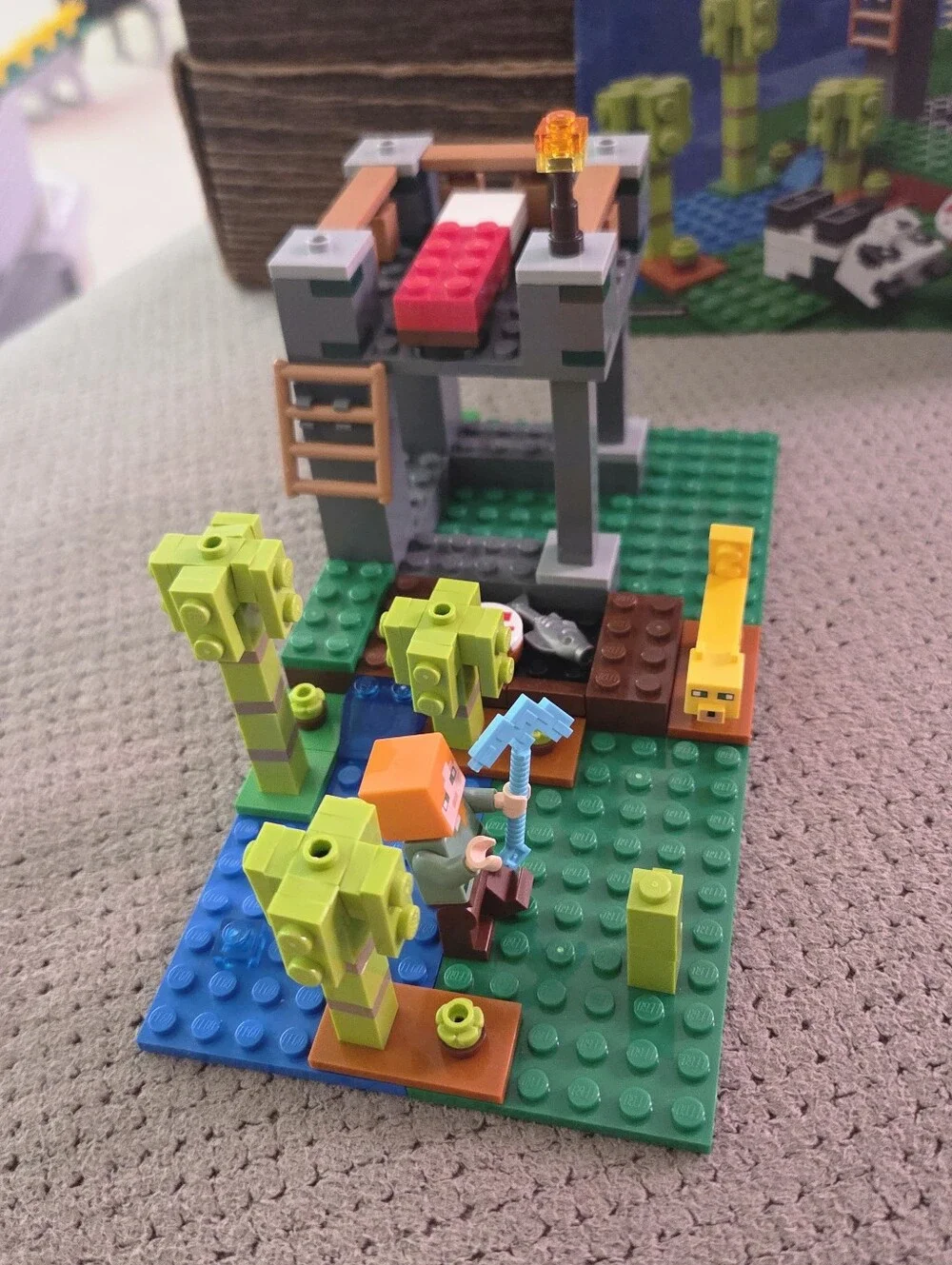 Lego minecraft panda